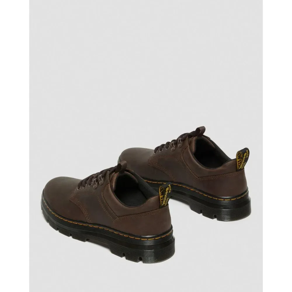 Dr. Marten's / Reeder Crazy Horse Leather Utility Shoes / Stylish Docs Lace Up - Picture 7 of 11